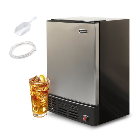 18" W X 25″ H X 15″ D Ice Maker, Ice Production Per Day: 12 lbs.