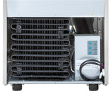 Maxx Ice Self-Contained Ice Machine, 75 lbs, Bullet Ice Cubes, with 25 lb Built-in Ice Storage Bin, in Stainless Steel with Black Trim in Stainless Steel (MIM75)