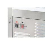 Maxx Ice Self-Contained Outdoor Ice Machine, 15"W, 60 lbs, Full Dice Ice Cubes, Energy Star Listed, in Stainless Steel (MIM50-O)